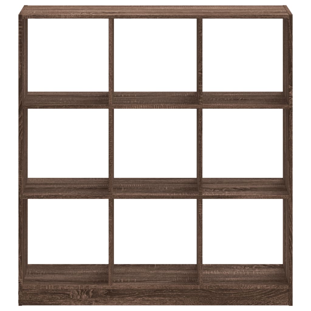 Bibliothèque chêne marron 102x32x108 cm bois d'ingénierie - XIOS