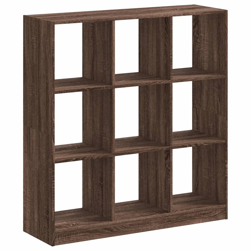 Bibliothèque chêne marron 102x32x108 cm bois d'ingénierie - XIOS