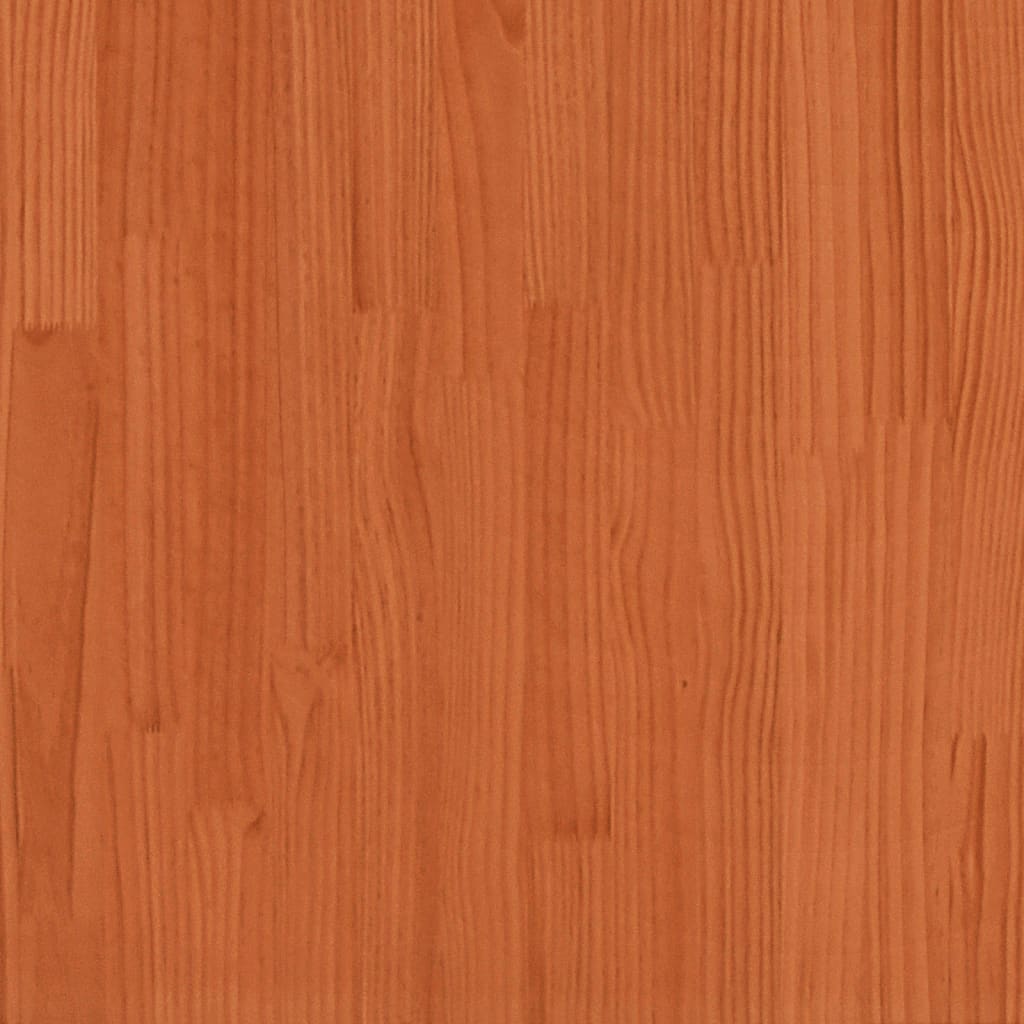 Lit de jour sans matelas cire marron 80x200 cm bois pin massif - XIOS