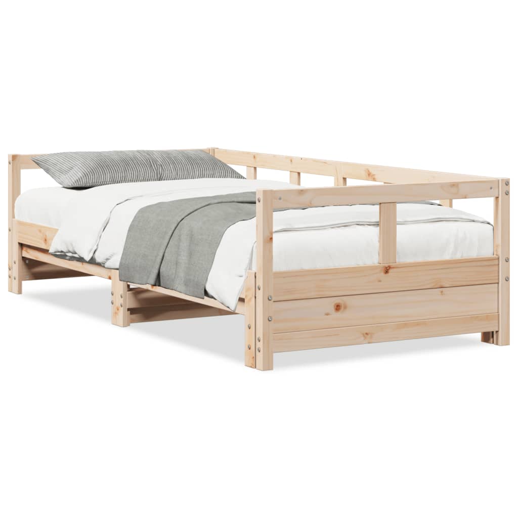 Lit de jour sans matelas 90x190 cm bois de pin massif - XIOS