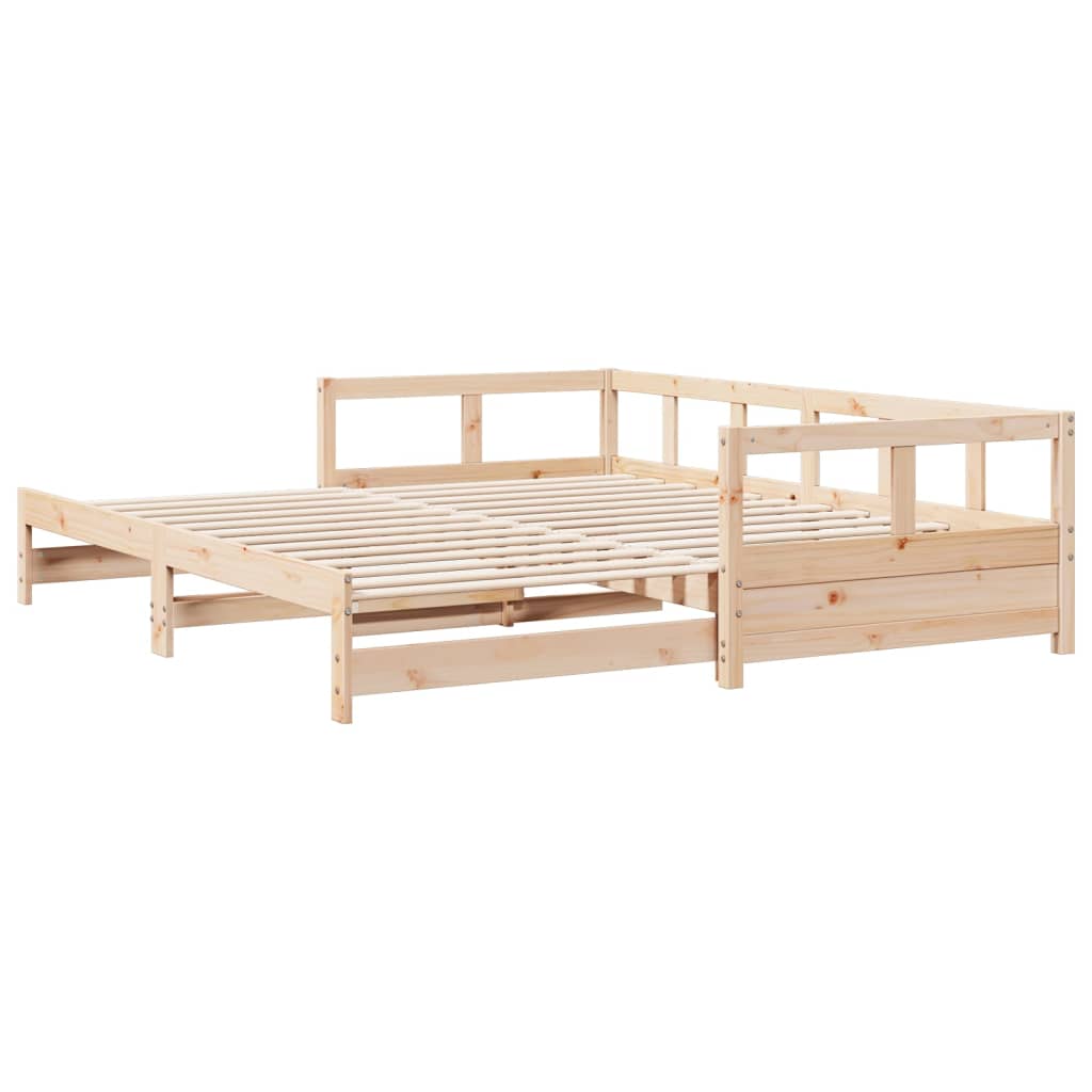 Lit de jour sans matelas 90x190 cm bois de pin massif - XIOS