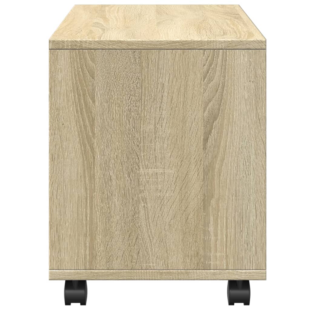 Armoire à roulettes chêne sonoma 72x33x42,5cm bois d’ingénierie - XIOS