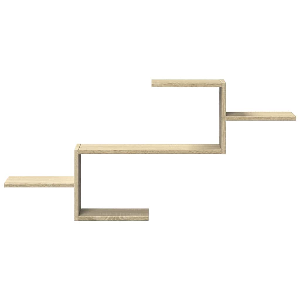 Étagère murale chêne sonoma 104x15x49 cm bois d'ingénierie - XIOS