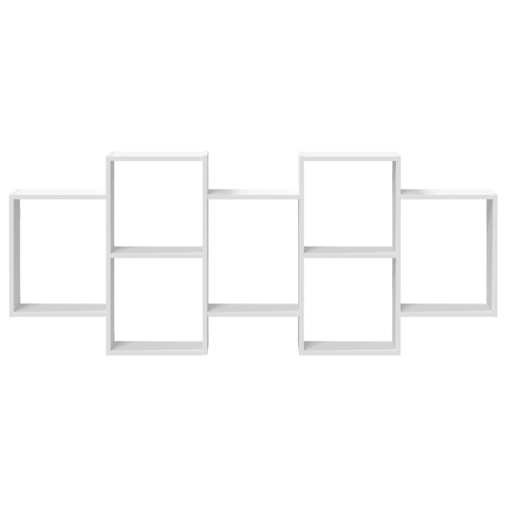 Étagère murale blanc 159x18x65 cm bois d'ingénierie - XIOS