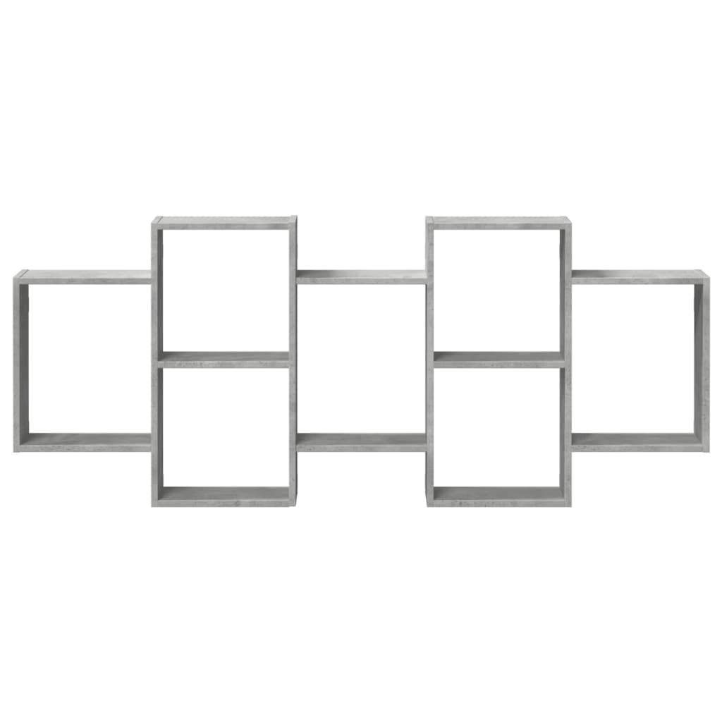 Étagère murale gris béton 159x18x65 cm bois d'ingénierie - XIOS