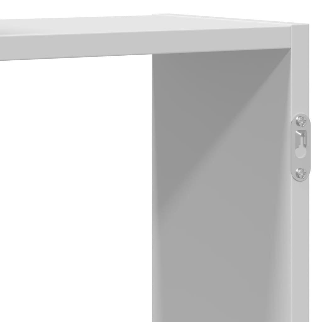 Étagère murale blanc 129x18x42 cm bois d'ingénierie - XIOS