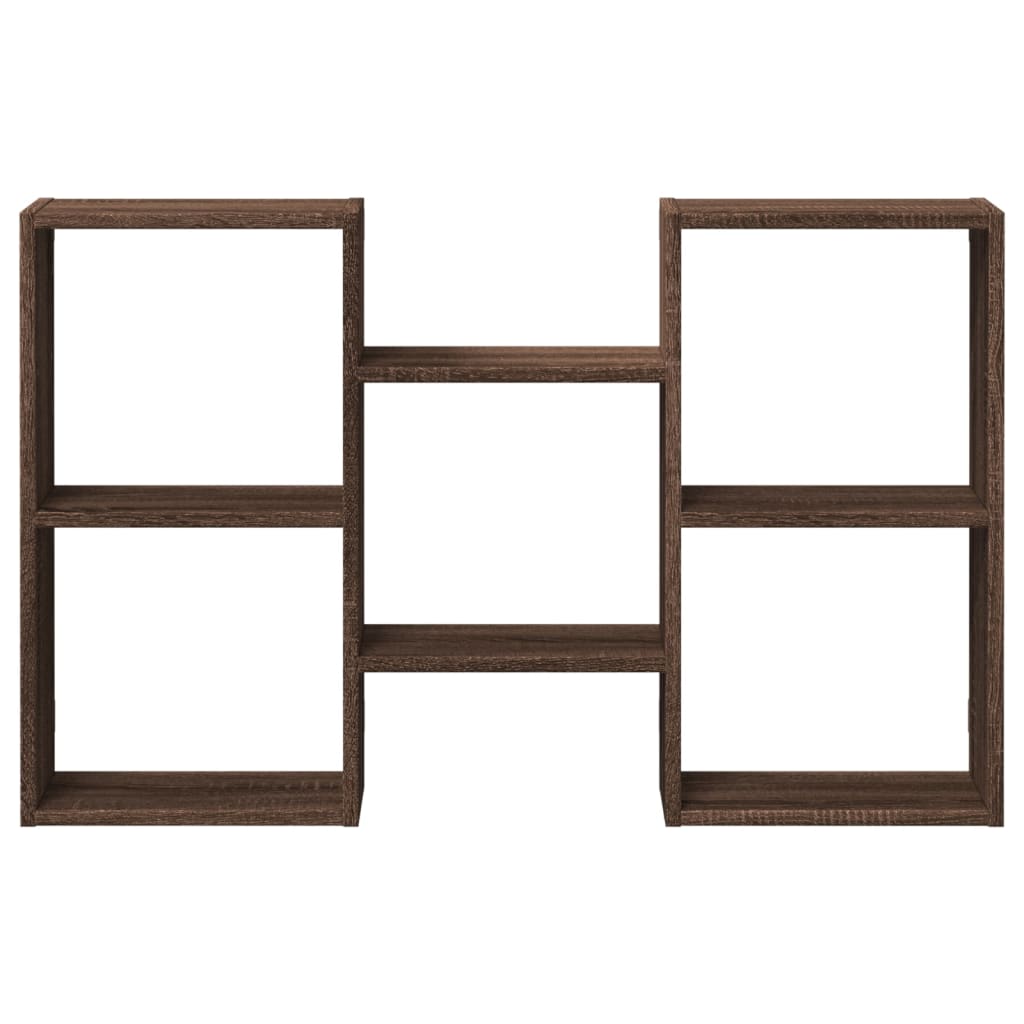 Étagère murale chêne marron 96x18x60 cm bois d'ingénierie - XIOS