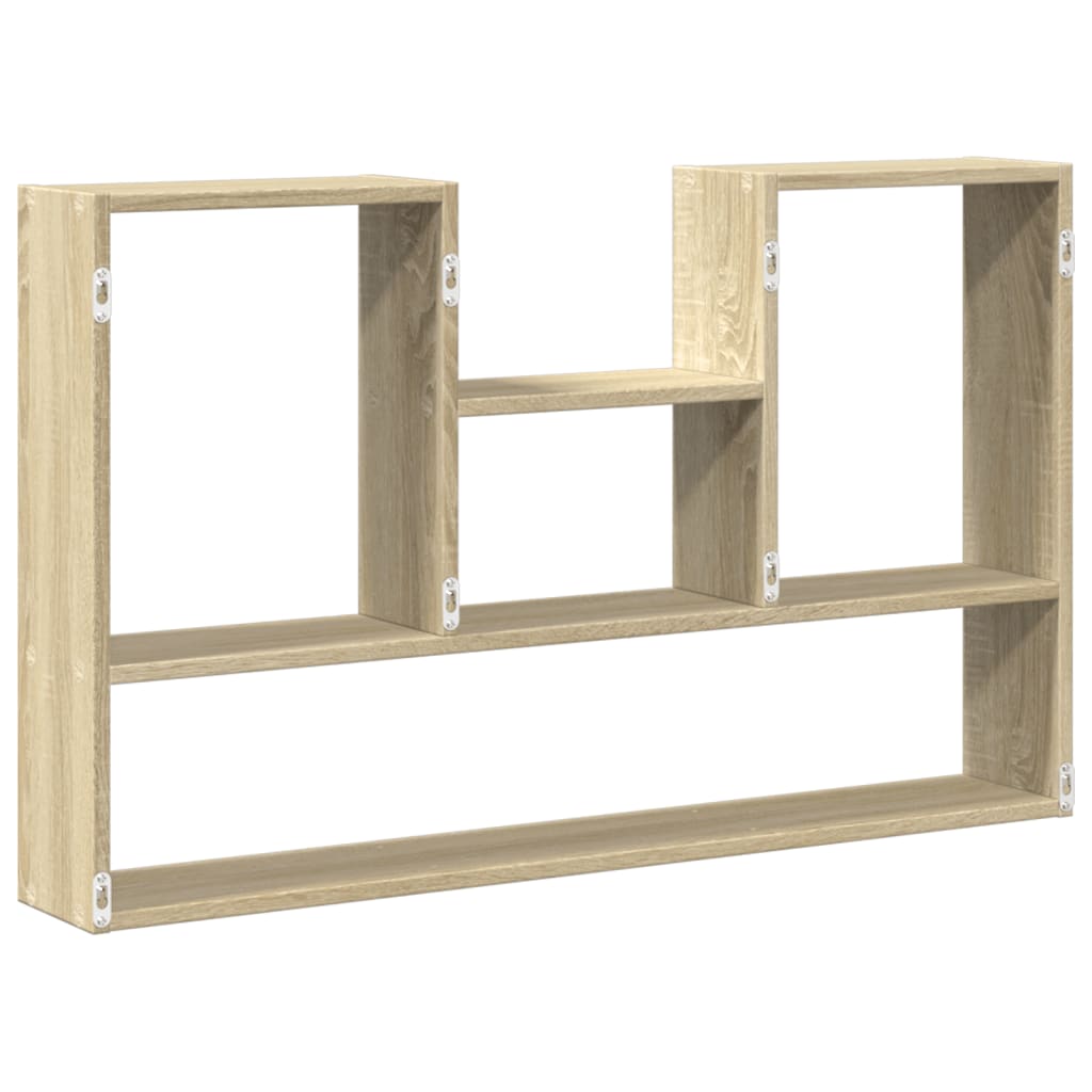 Étagère murale chêne sonoma 99x15x60 cm bois d'ingénierie - XIOS