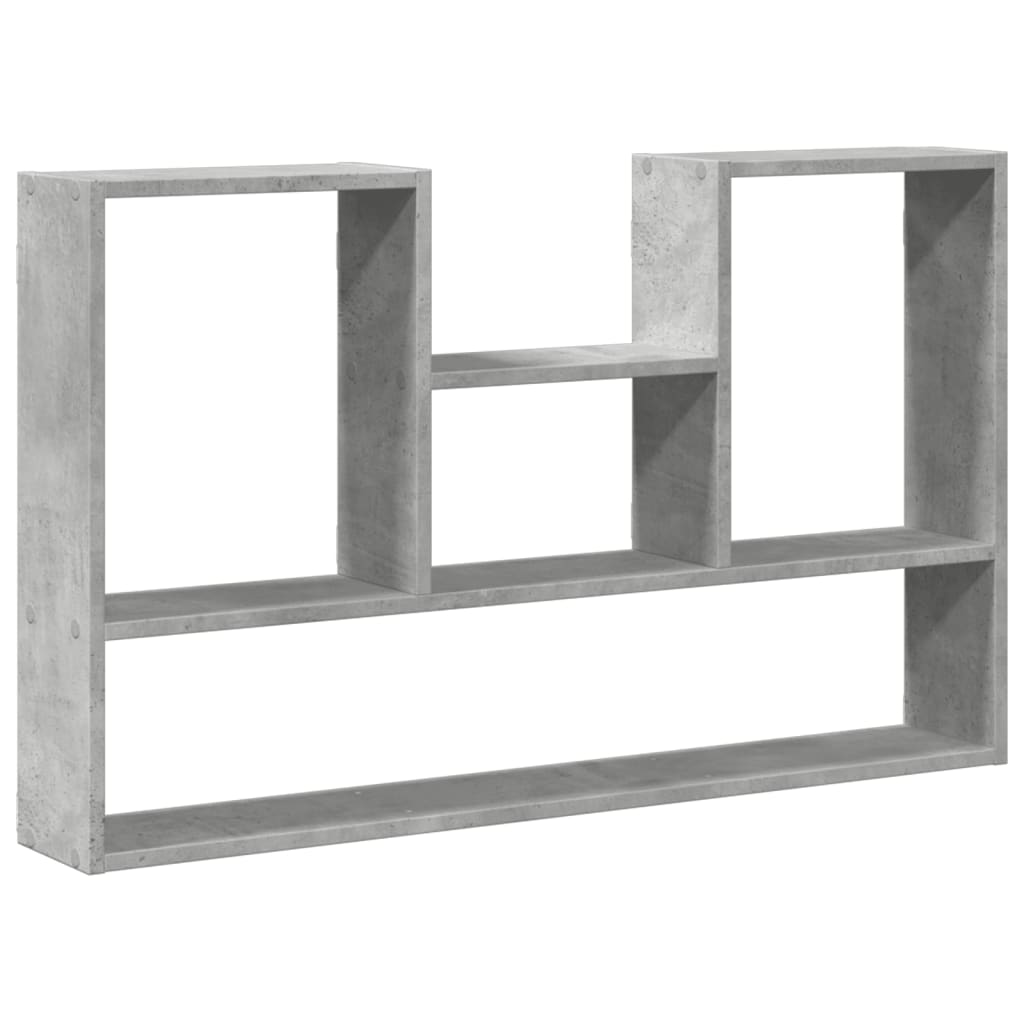 Étagère murale gris béton 99x15x60 cm bois d'ingénierie - XIOS