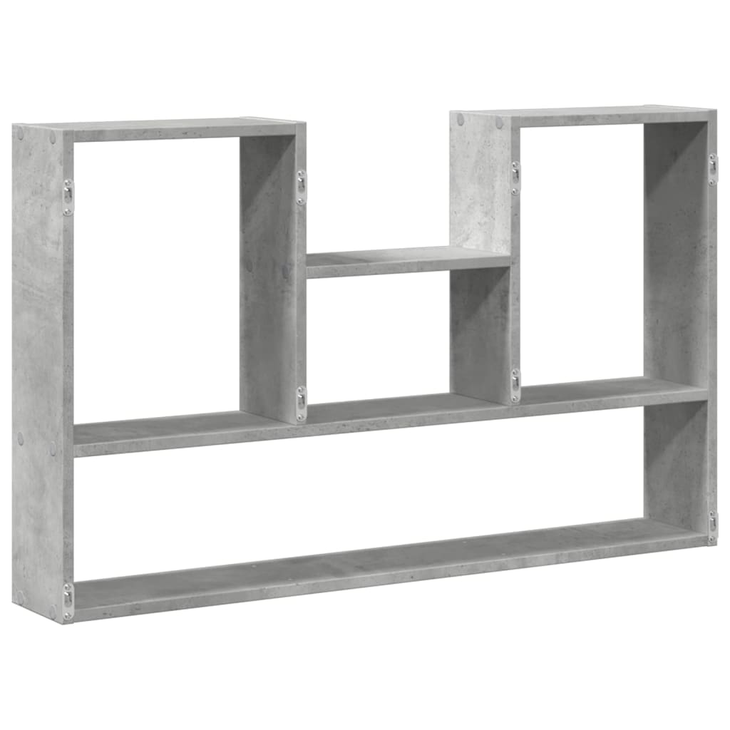 Étagère murale gris béton 99x15x60 cm bois d'ingénierie - XIOS