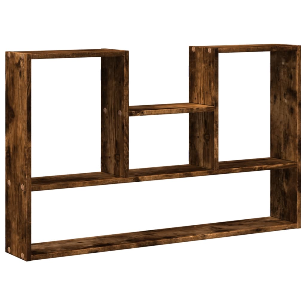 Étagère murale chêne fumé 99x15x60 cm bois d'ingénierie - XIOS