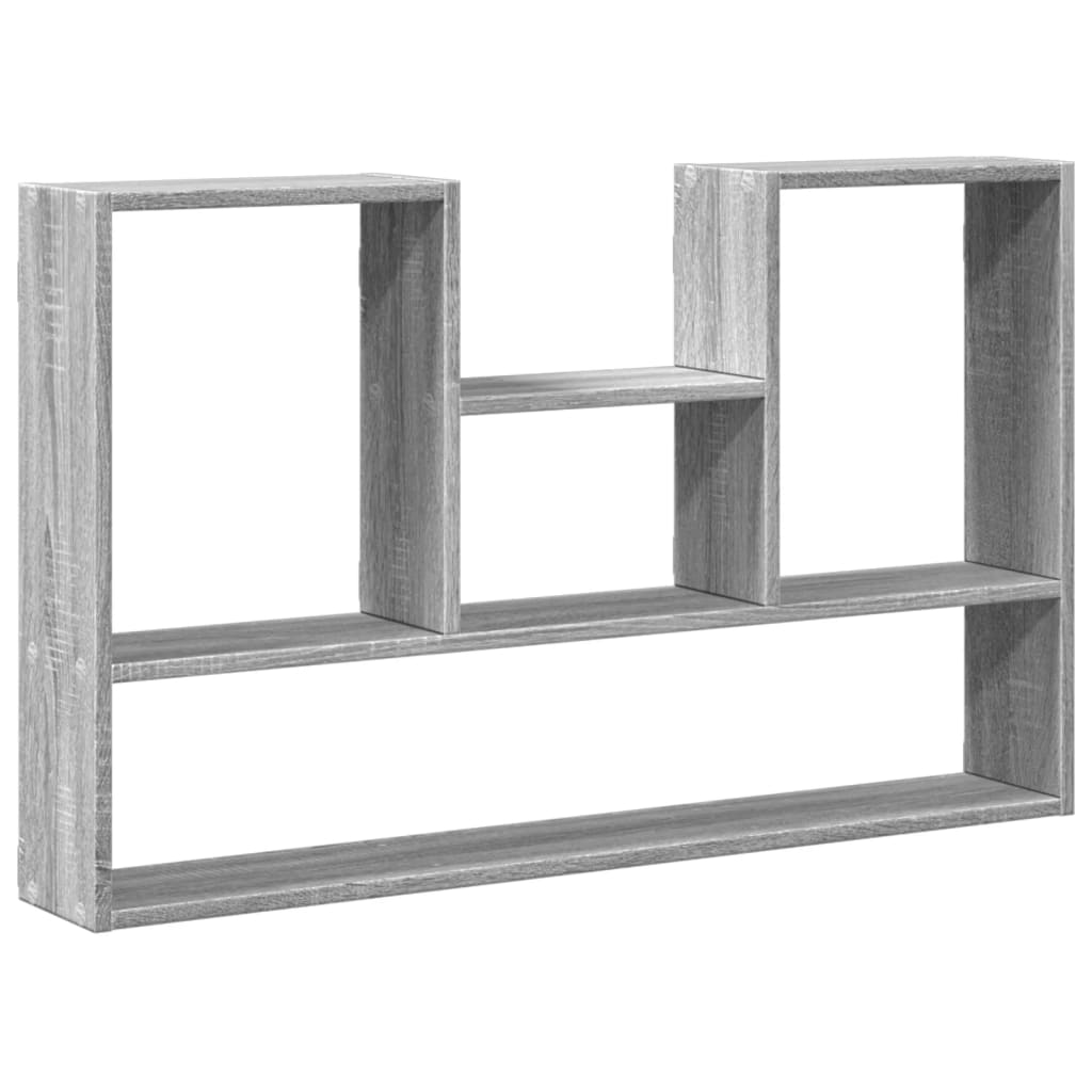 Étagère murale sonoma gris 99x15x60 cm bois ingénierie - XIOS