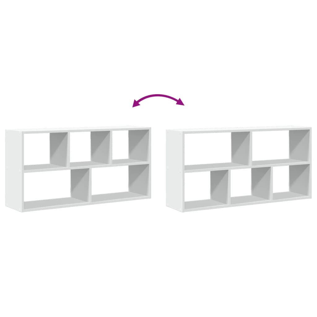 Étagère murale blanc 100x25x50 cm bois d'ingénierie - XIOS