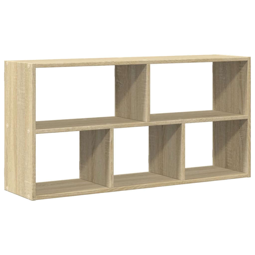 Étagère murale chêne sonoma 100x25x50 cm bois d'ingénierie - XIOS