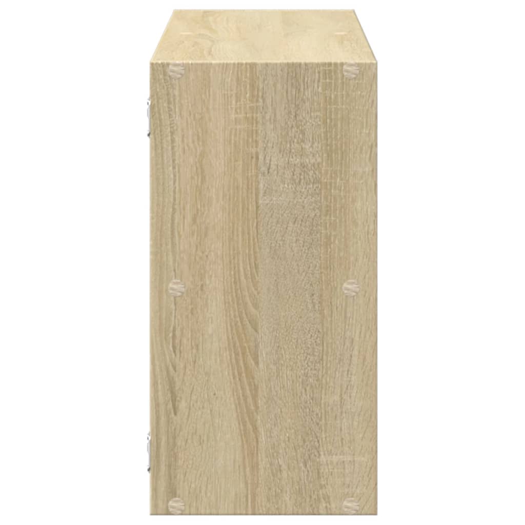 Étagère murale chêne sonoma 100x25x50 cm bois d'ingénierie - XIOS