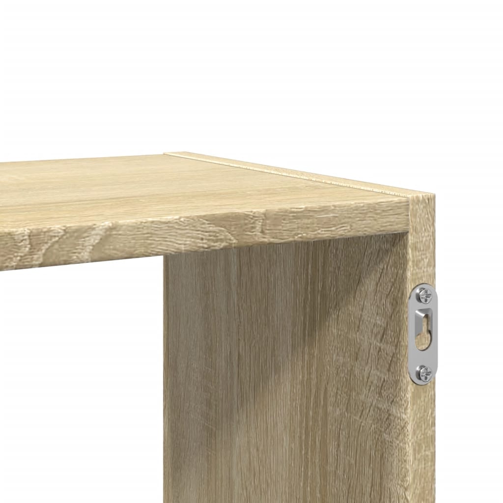 Étagère murale chêne sonoma 100x25x50 cm bois d'ingénierie - XIOS