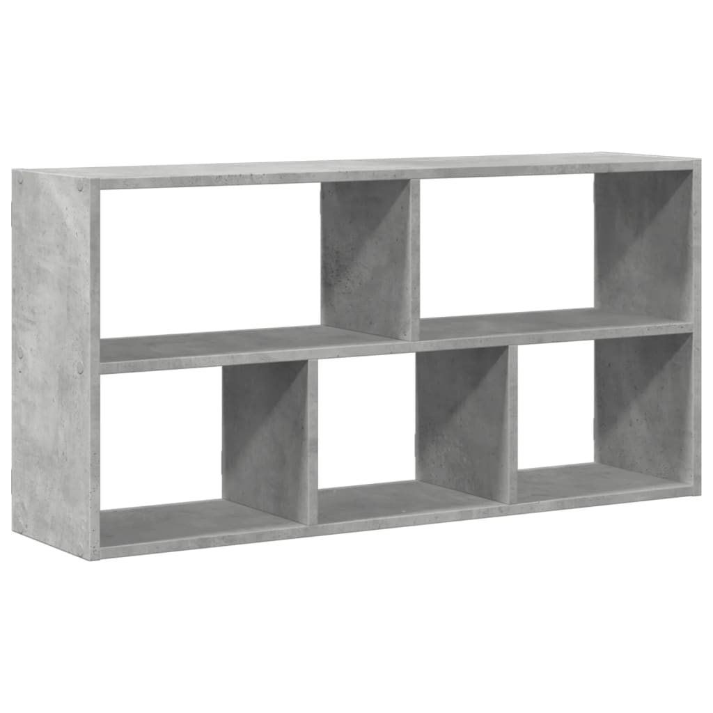 Étagère murale gris béton 100x25x50 cm bois d'ingénierie - XIOS