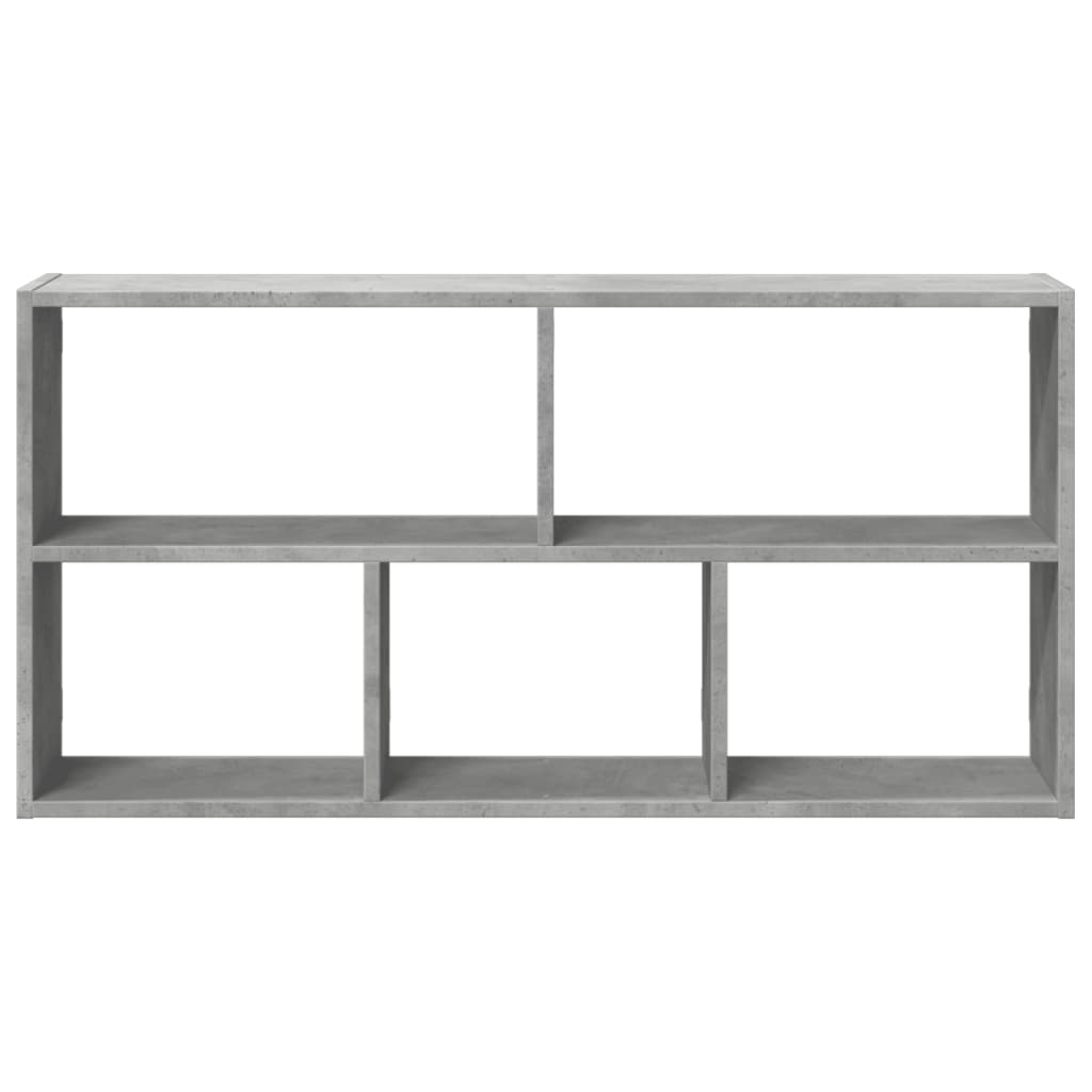Étagère murale gris béton 100x25x50 cm bois d'ingénierie - XIOS