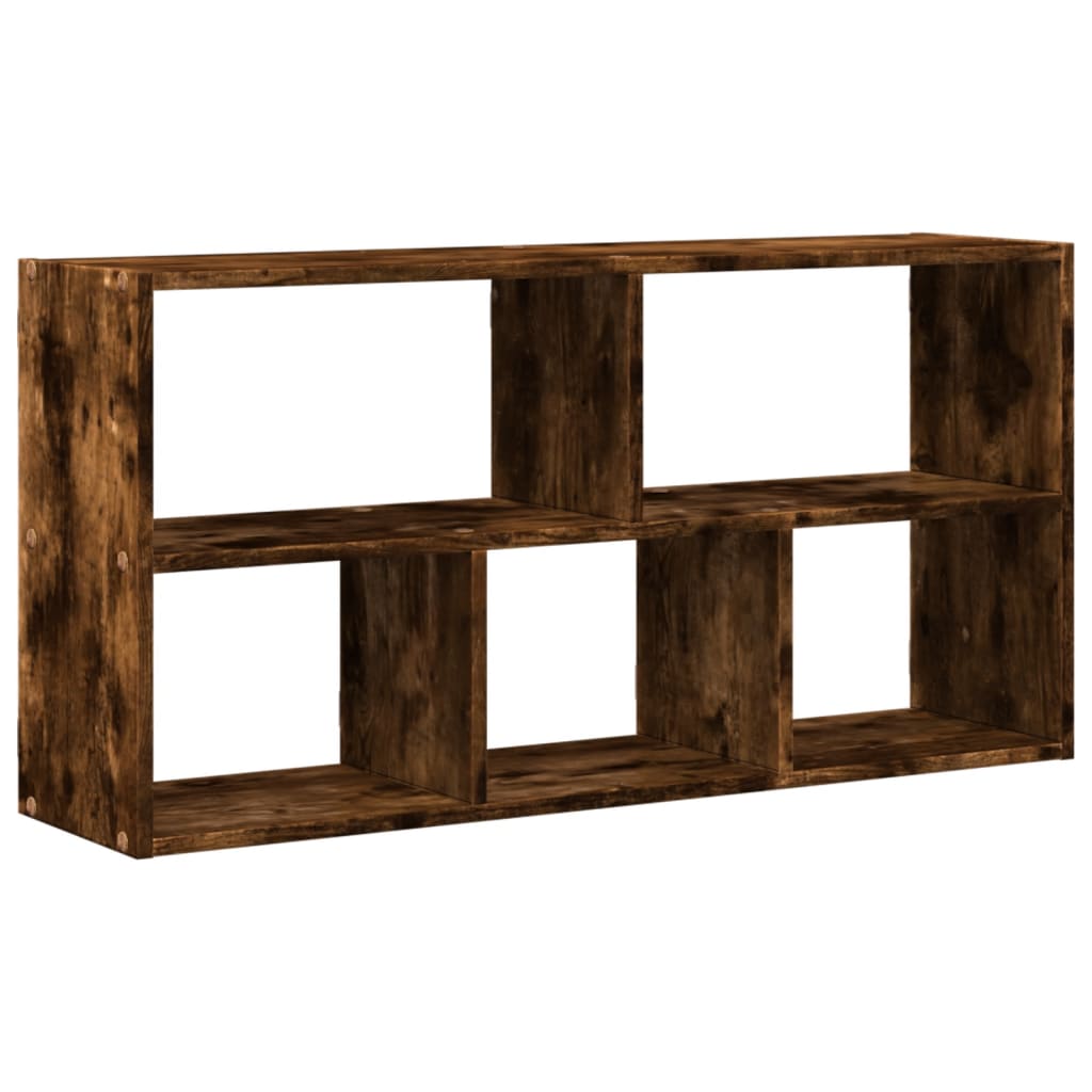 Étagère murale chêne fumé 100x25x50 cm bois d'ingénierie - XIOS