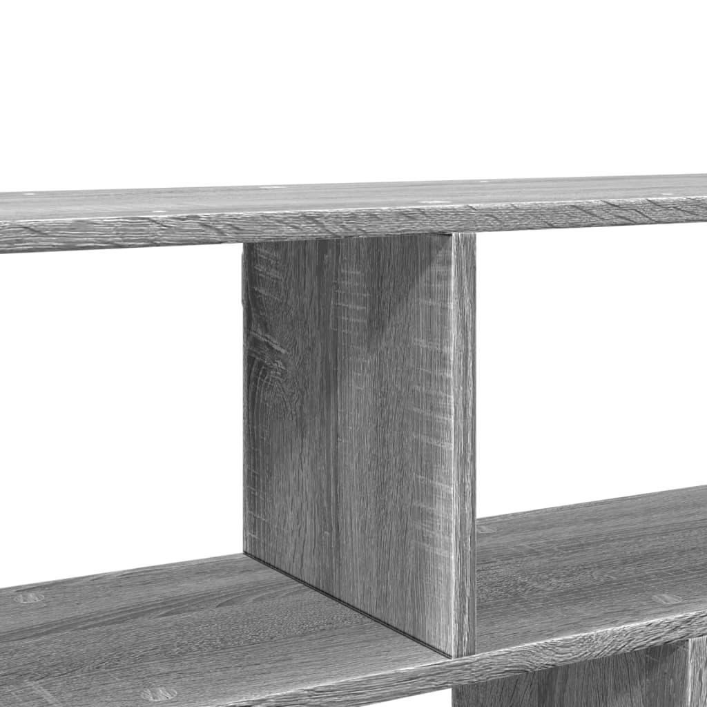 Étagère murale sonoma gris 100x25x50 cm bois ingénierie - XIOS