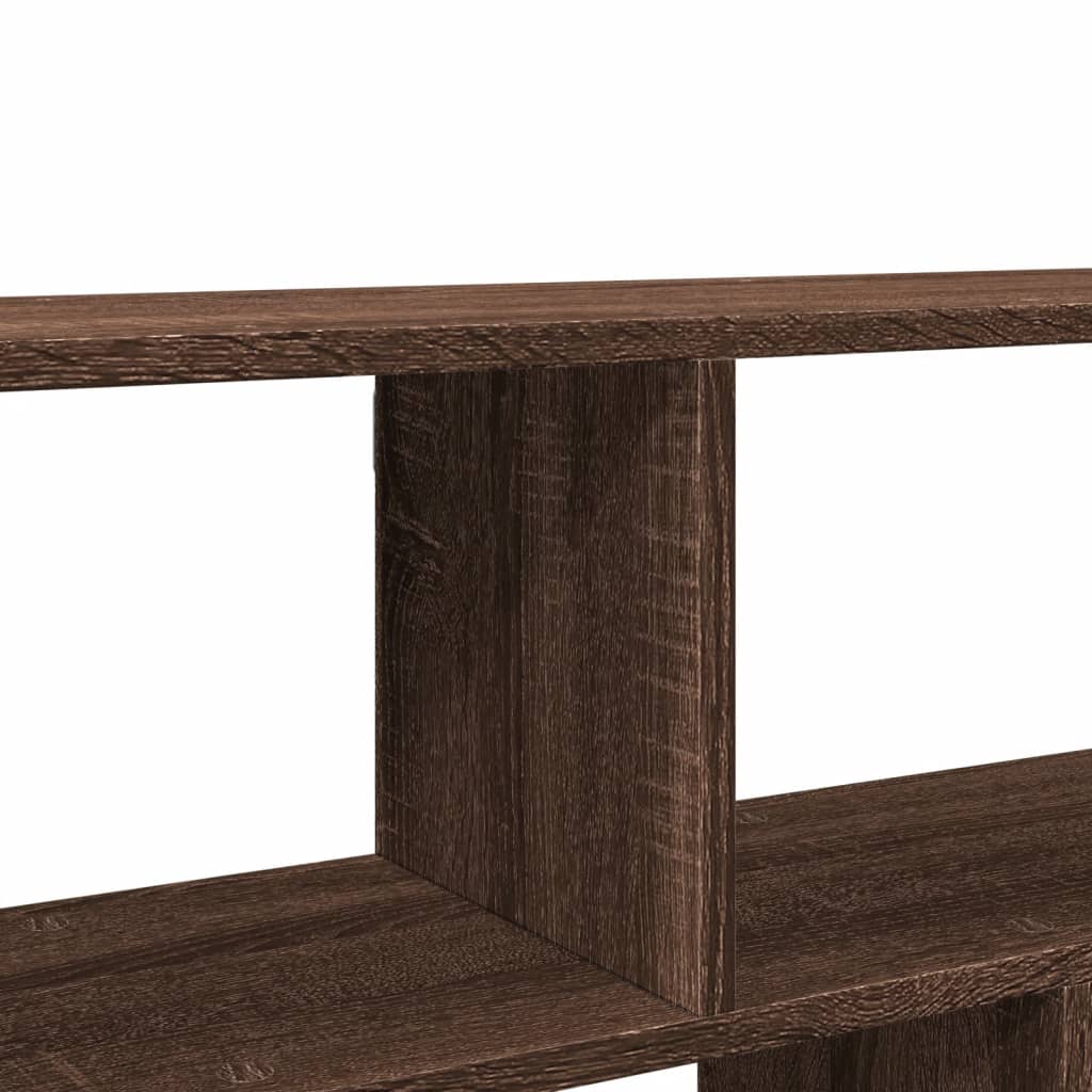 Étagère murale chêne marron 100x25x50 cm bois d'ingénierie - XIOS