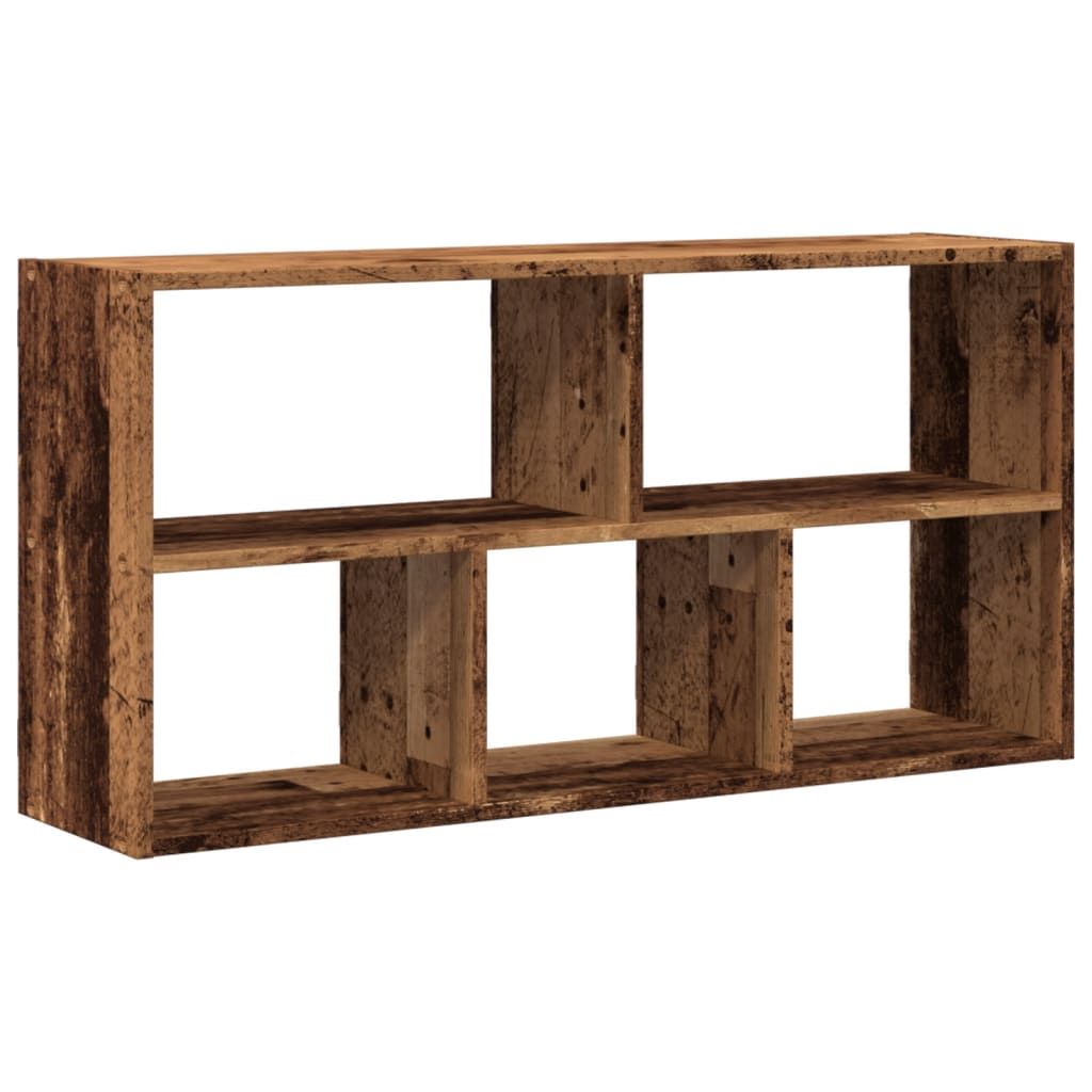 Étagère murale vieux bois 100x25x50 cm bois d'ingénierie - XIOS