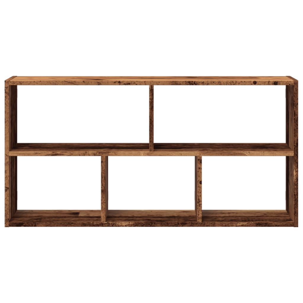 Étagère murale vieux bois 100x25x50 cm bois d'ingénierie - XIOS