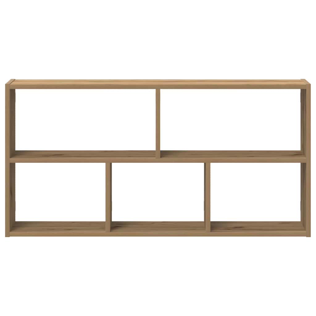 Étagère murale chêne artisanal 100x25x50 cm bois d'ingénierie - XIOS