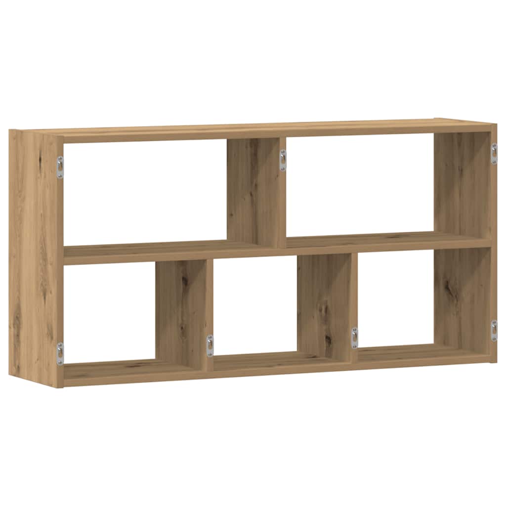 Étagère murale chêne artisanal 100x25x50 cm bois d'ingénierie - XIOS