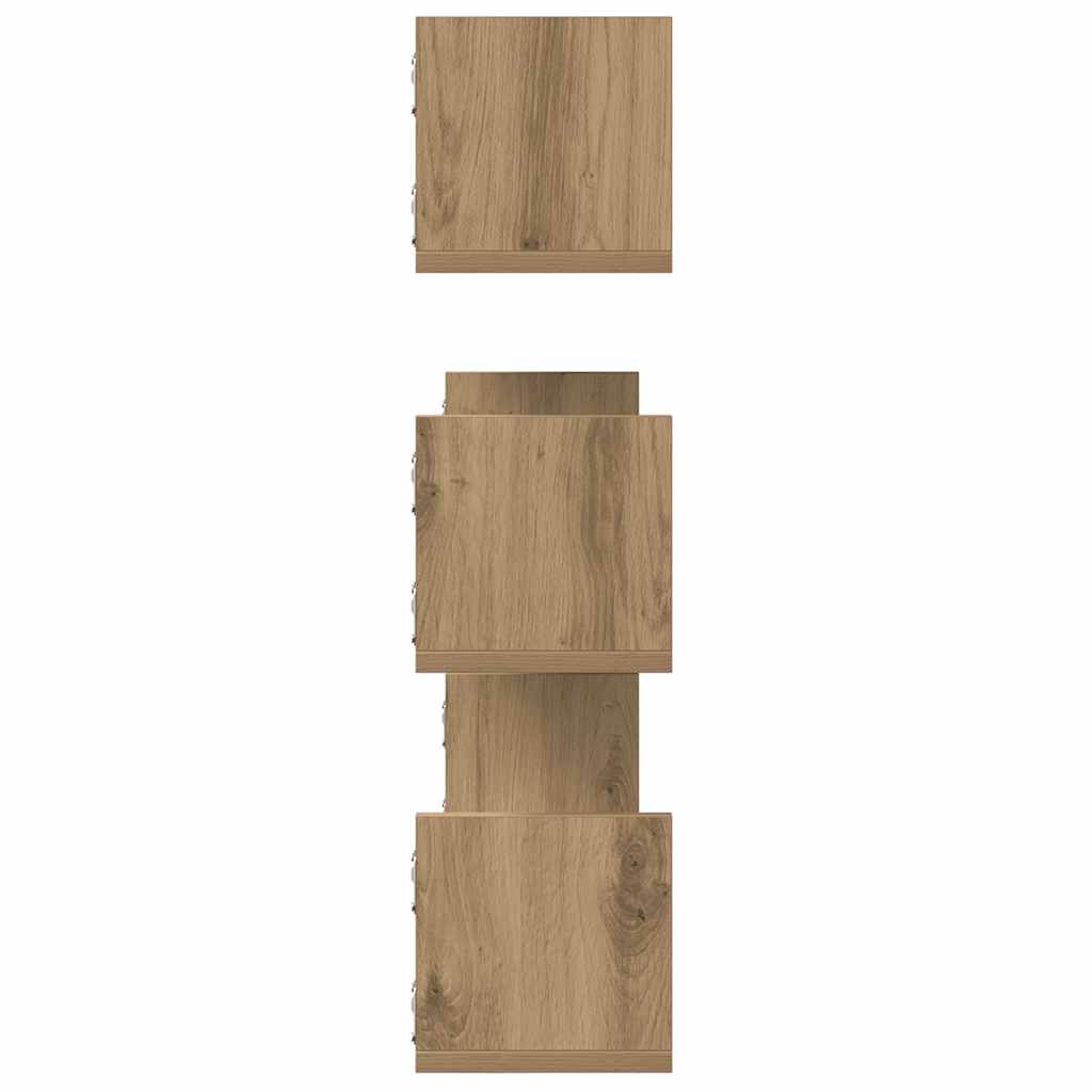 Étagères murales 3 pcs chêne artisanal bois d'ingénierie - XIOS