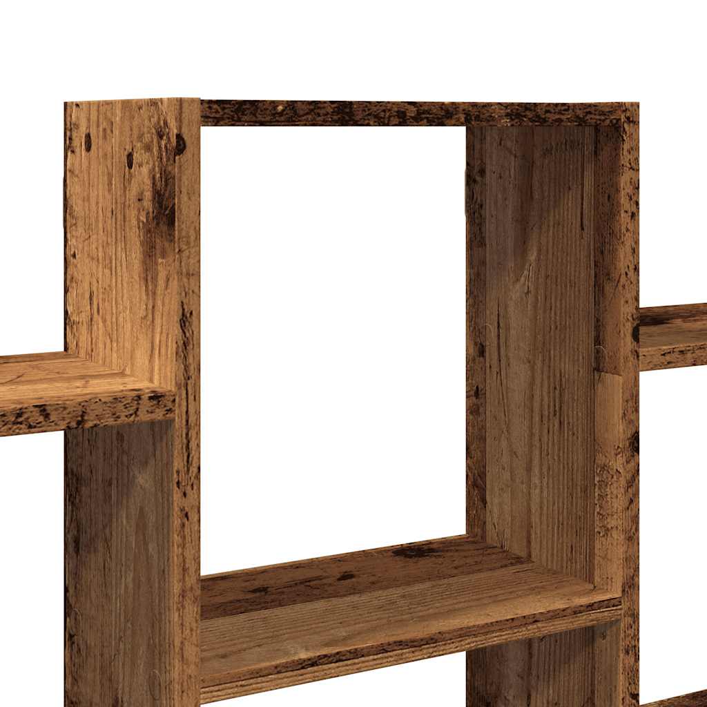 Étagère murale vieux bois 159x18x66 cm bois d'ingénierie - XIOS