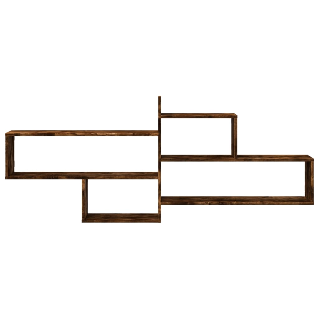 Étagère murale chêne fumé 167,5x18x68 cm bois d'ingénierie - XIOS