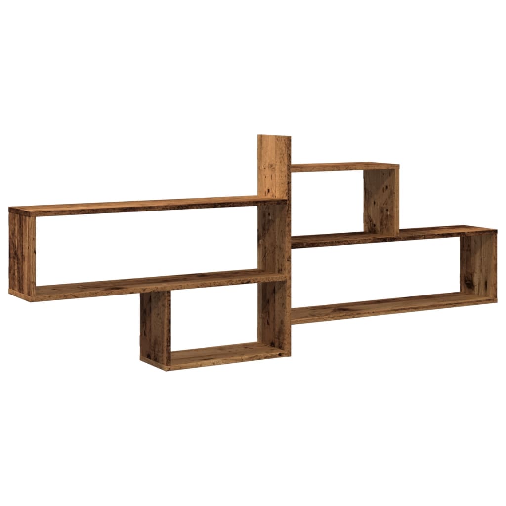 Étagère murale vieux bois 167,5x18x68 cm bois d'ingénierie - XIOS