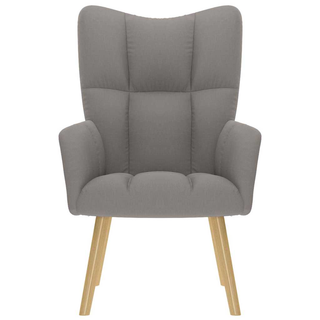 Chaise de relaxation Taupe Tissu