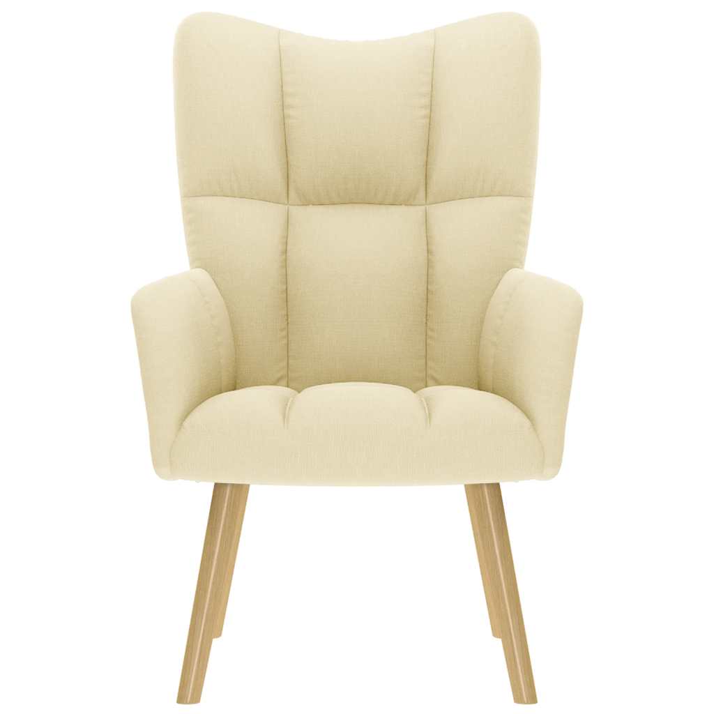 Chaise de relaxation Crème Tissu - XIOS