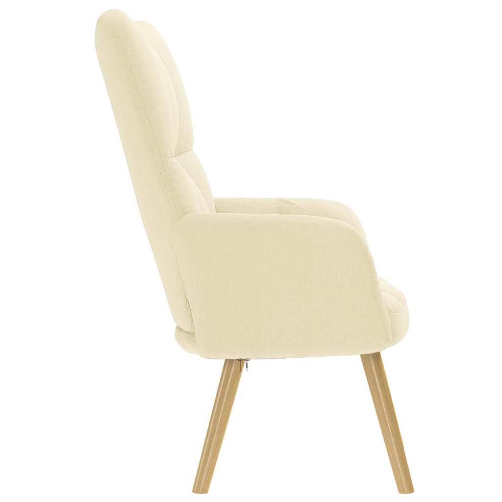 Chaise de relaxation Crème Tissu - XIOS