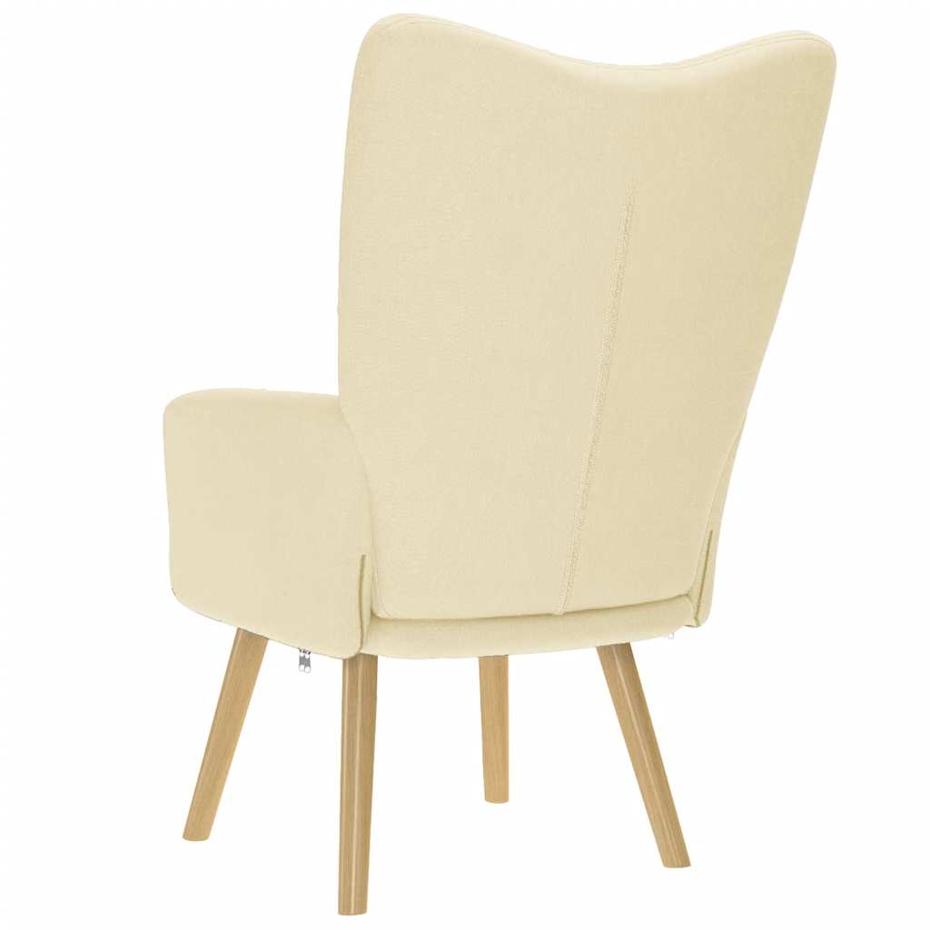 Chaise de relaxation Crème Tissu - XIOS