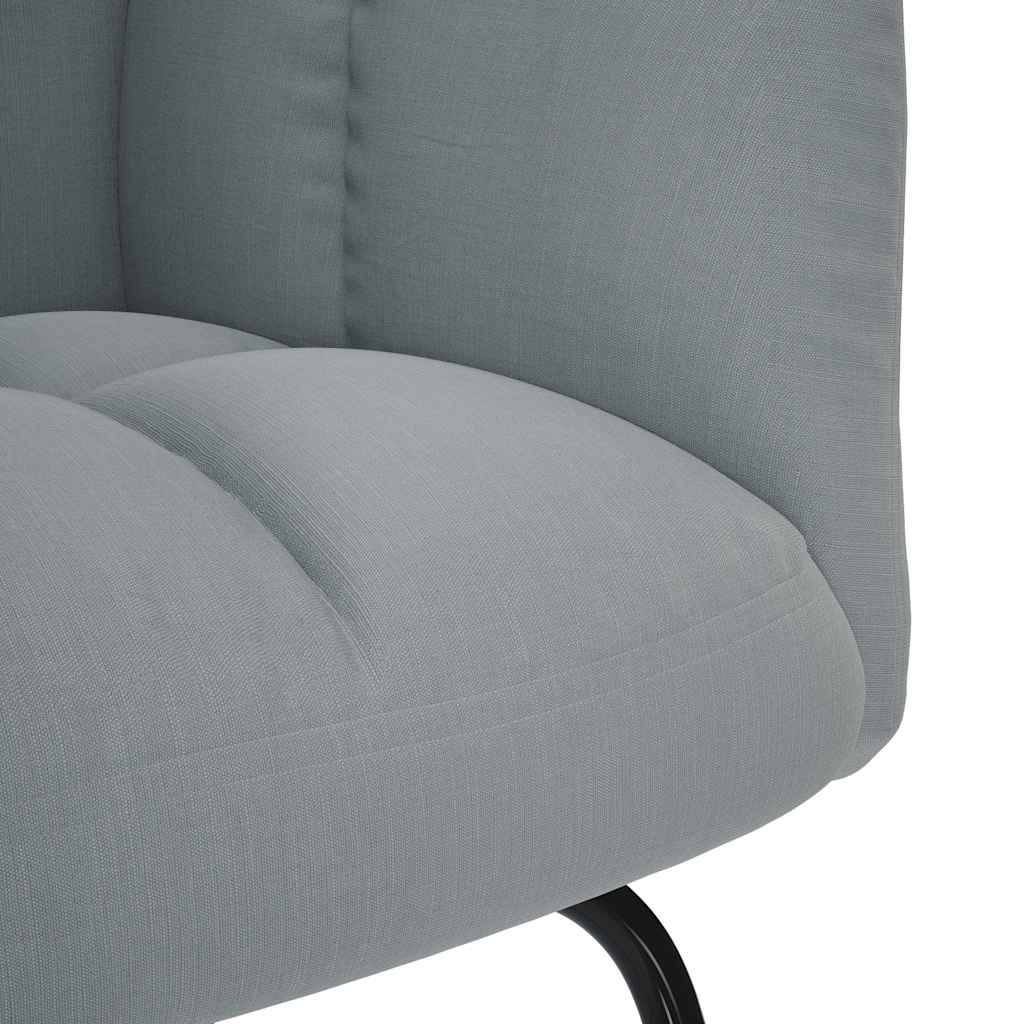 Chaise à bascule Gris clair Tissu - XIOS