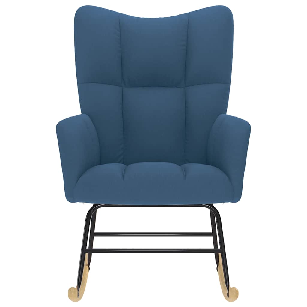 Chaise à bascule Bleu Tissu - XIOS