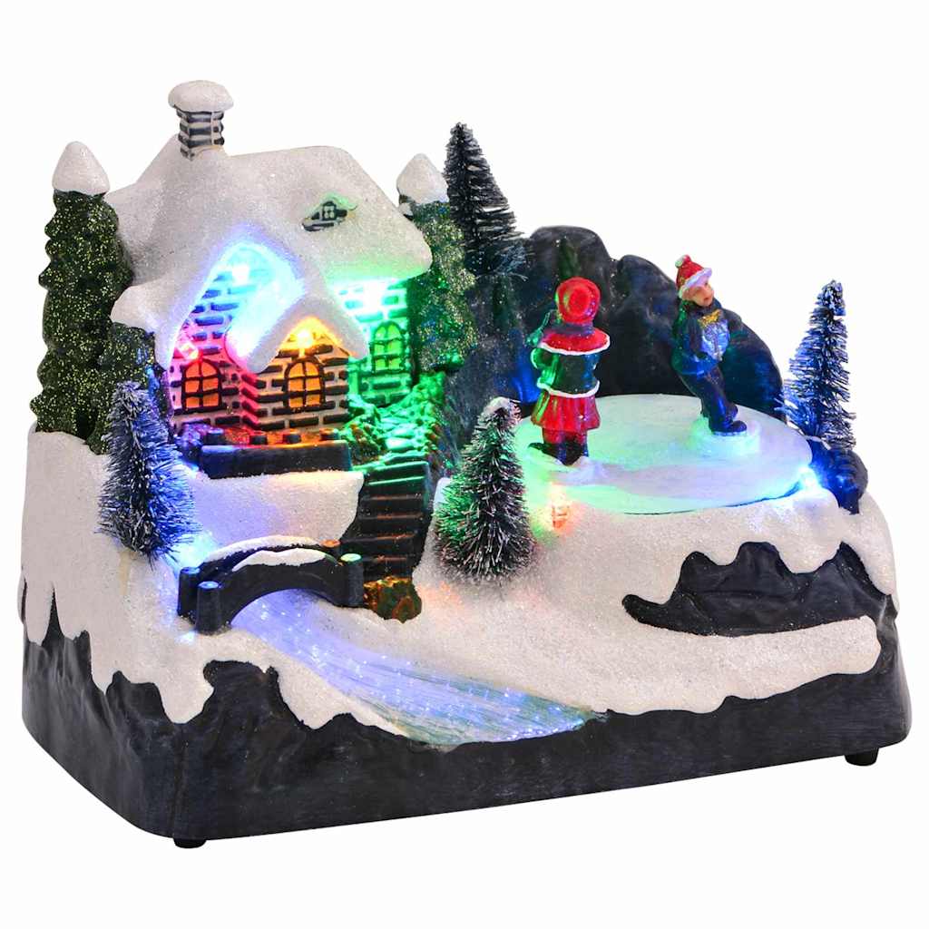 Décor de table de Noël Multicolore 16 x 11,5 x 13 cm Plastique - XIOS