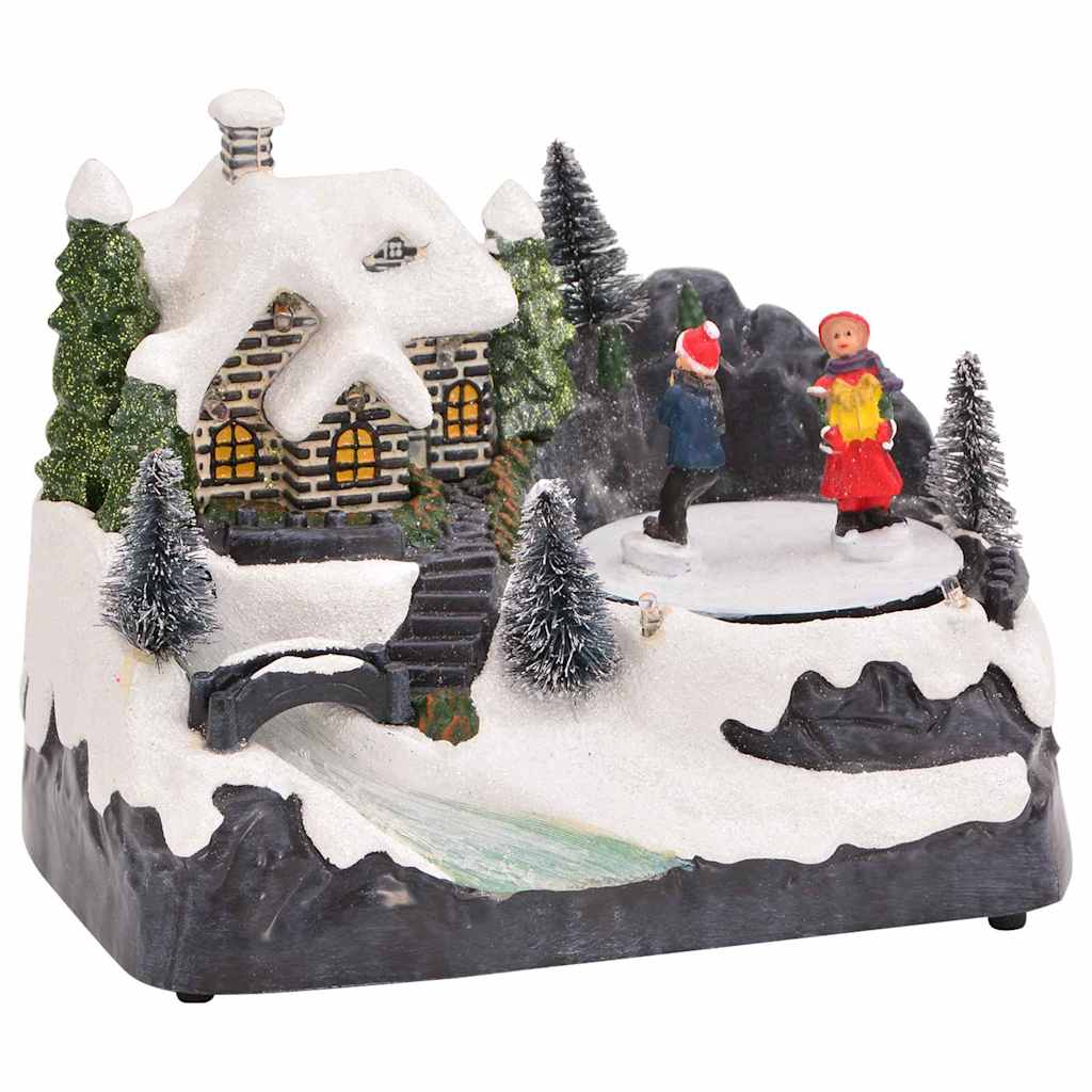 Décor de table de Noël Multicolore 16 x 11,5 x 13 cm Plastique - XIOS