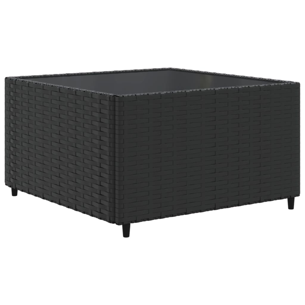 Salon de jardin 6 pcs avec coussins Noir Résine tressée - XIOS