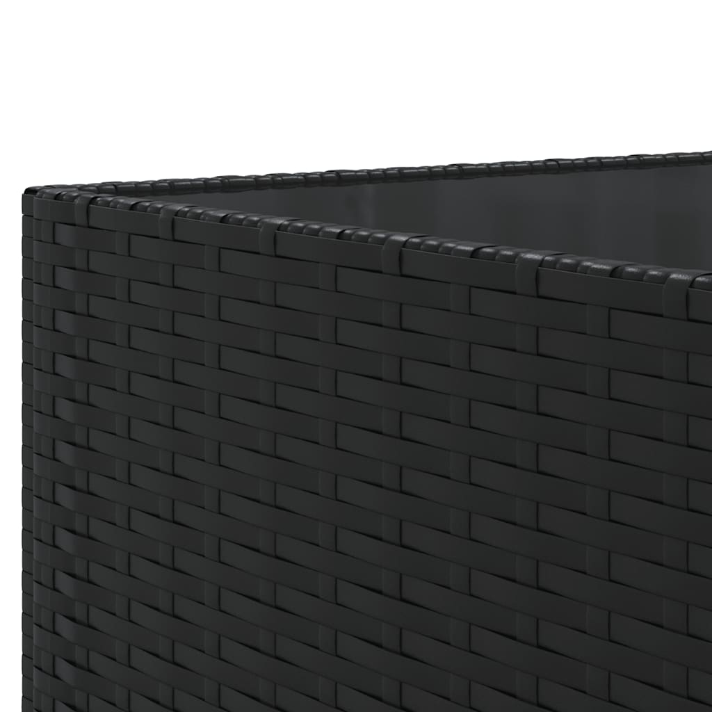 Salon de jardin 6 pcs avec coussins Noir Résine tressée - XIOS