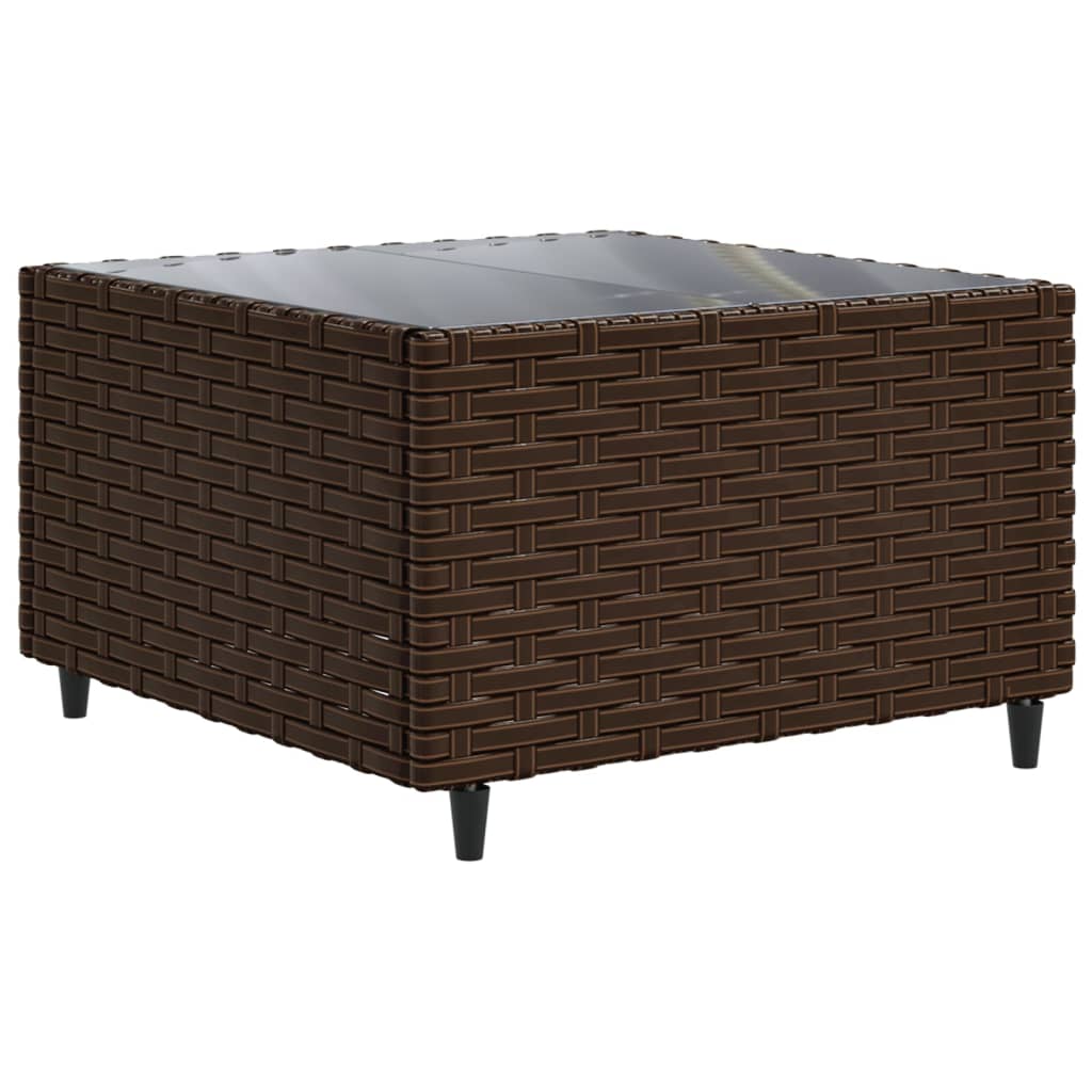 Salon de jardin 6 pcs avec coussins Marron Résine tressée - XIOS