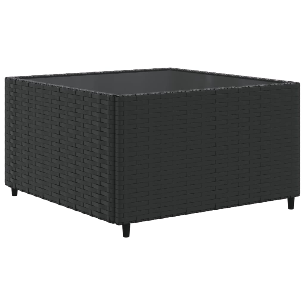 Salon de jardin 8 pcs avec coussins noir résine tressée - XIOS