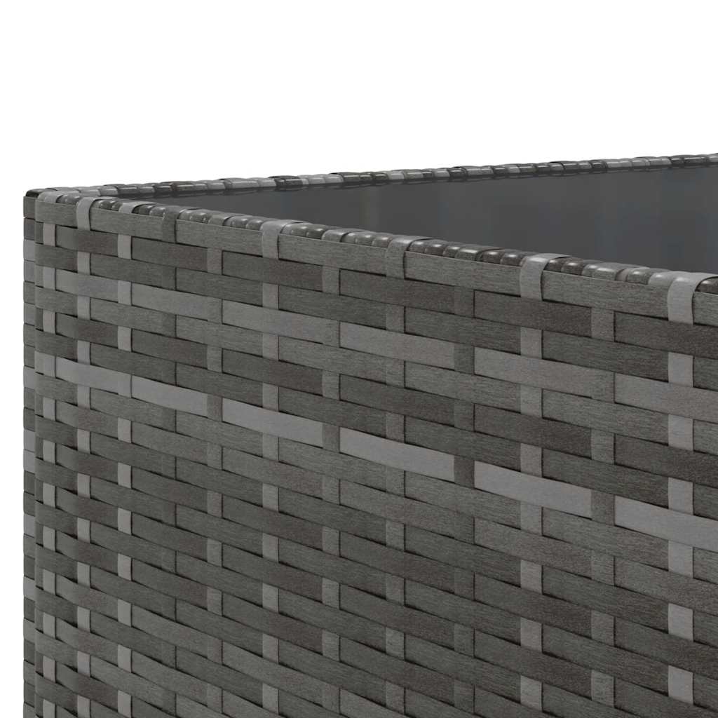 Salon de jardin 8 pcs avec coussins Gris Résine tressée - XIOS