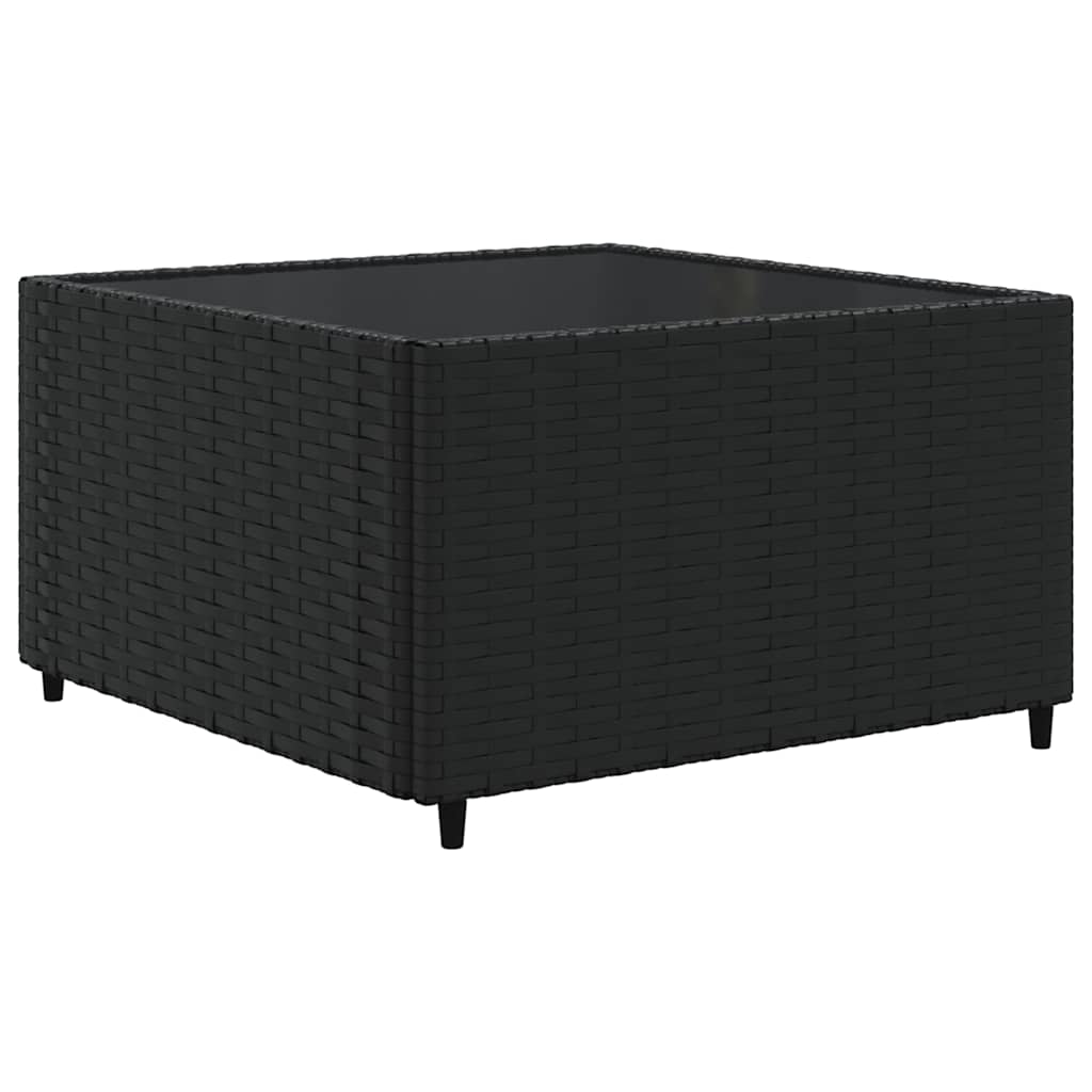 Salon de jardin 7 pcs avec coussins Noir Résine tressée - XIOS
