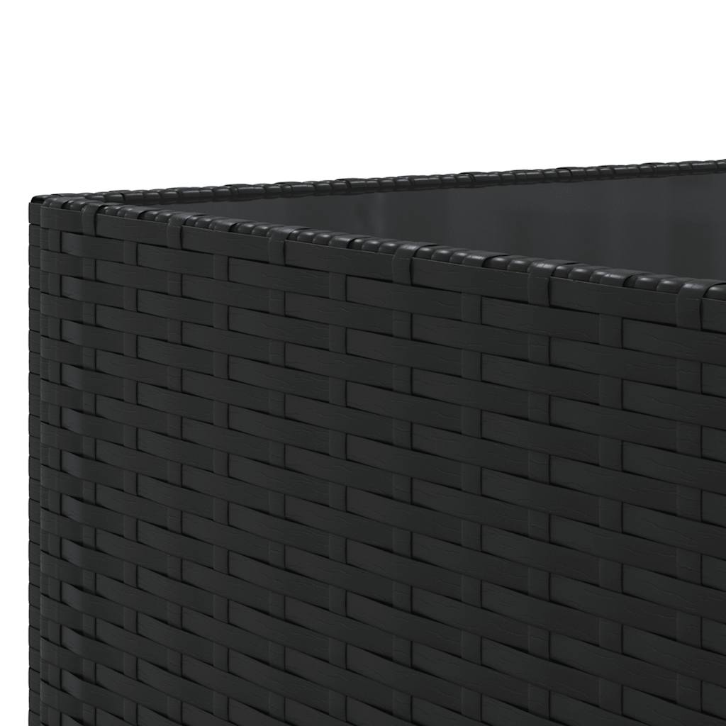 Salon de jardin 7 pcs avec coussins Noir Résine tressée - XIOS