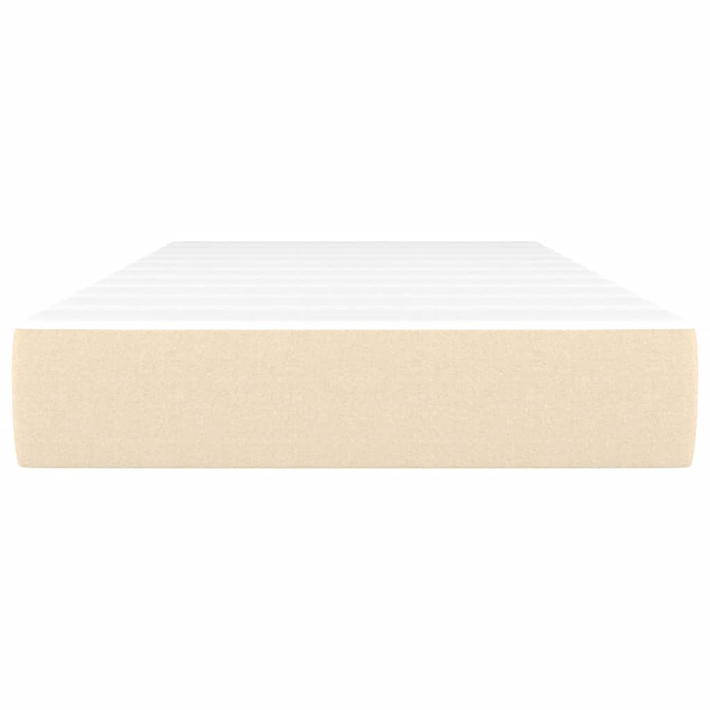 Matelas à ressorts ensachés pour enfants fermeté moyenne crème 80x160 cm tissu - XIOS