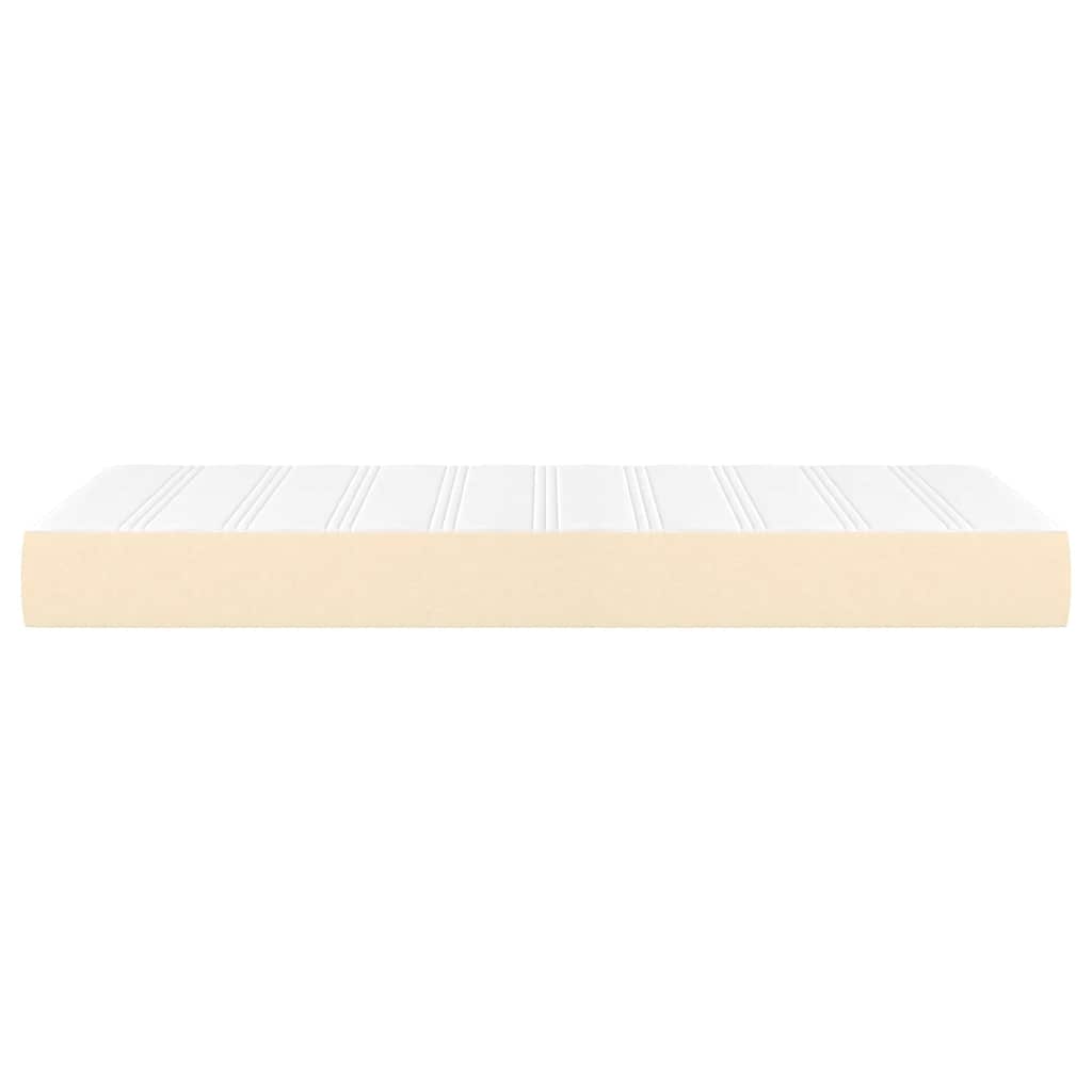 Matelas à ressorts ensachés pour enfants fermeté moyenne crème 80x160 cm tissu - XIOS